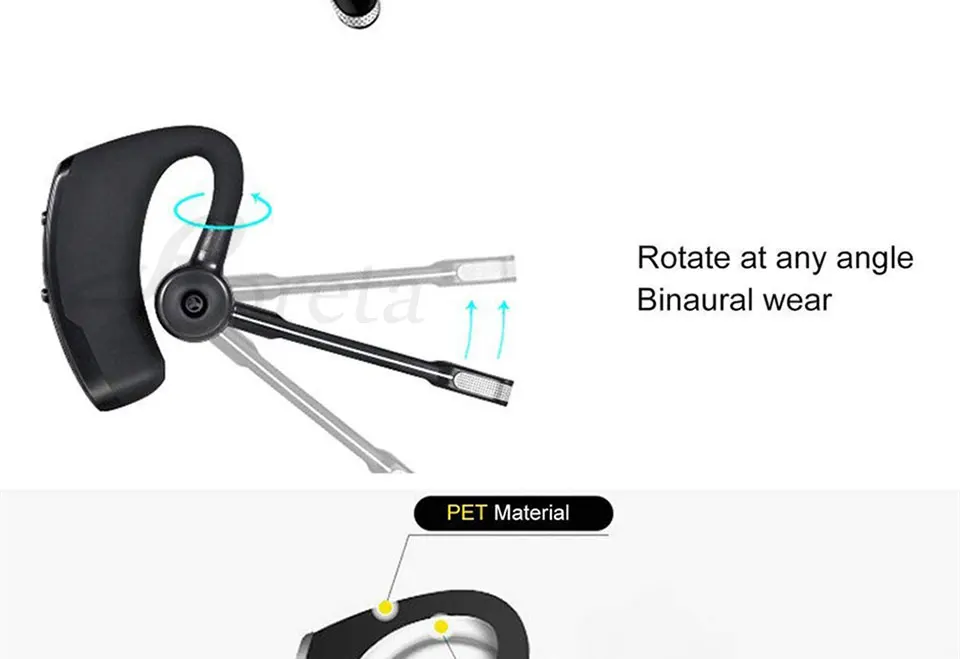 Roreta, новинка, V8S, бизнес гарнитура, Bluetooth, беспроводные наушники, для автомобиля, Bluetooth, V4.1, для телефона, громкой связи, с микрофоном, музыка, для iPhone, Xiaomi