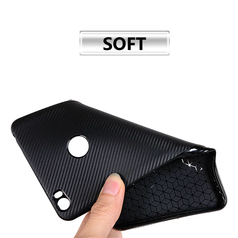 For Xiaomi Mi MAX Carbon Fiber Soft Silicone TPU Back Cover Phone Cases |