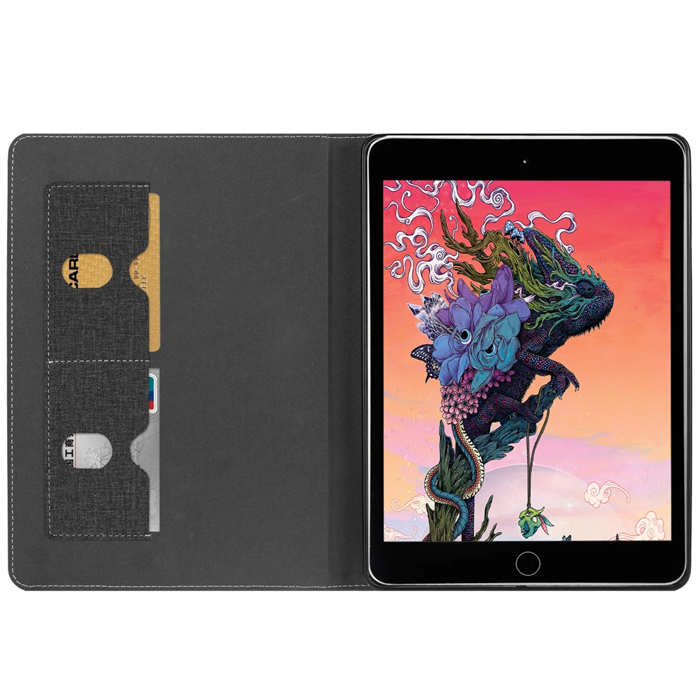 Чехол Kemile для нового ipad 2018 9 7 ультра тонкий чехол защитный с подставкой