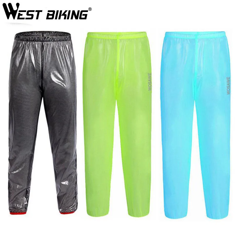 WEST BIKING брюки для велоспорта, дождя, спорта на открытом воздухе, брюки для дождя, для велоспорта, велосипеда, бега, водонепроницаемые, для велоспорта, брюки для дождя