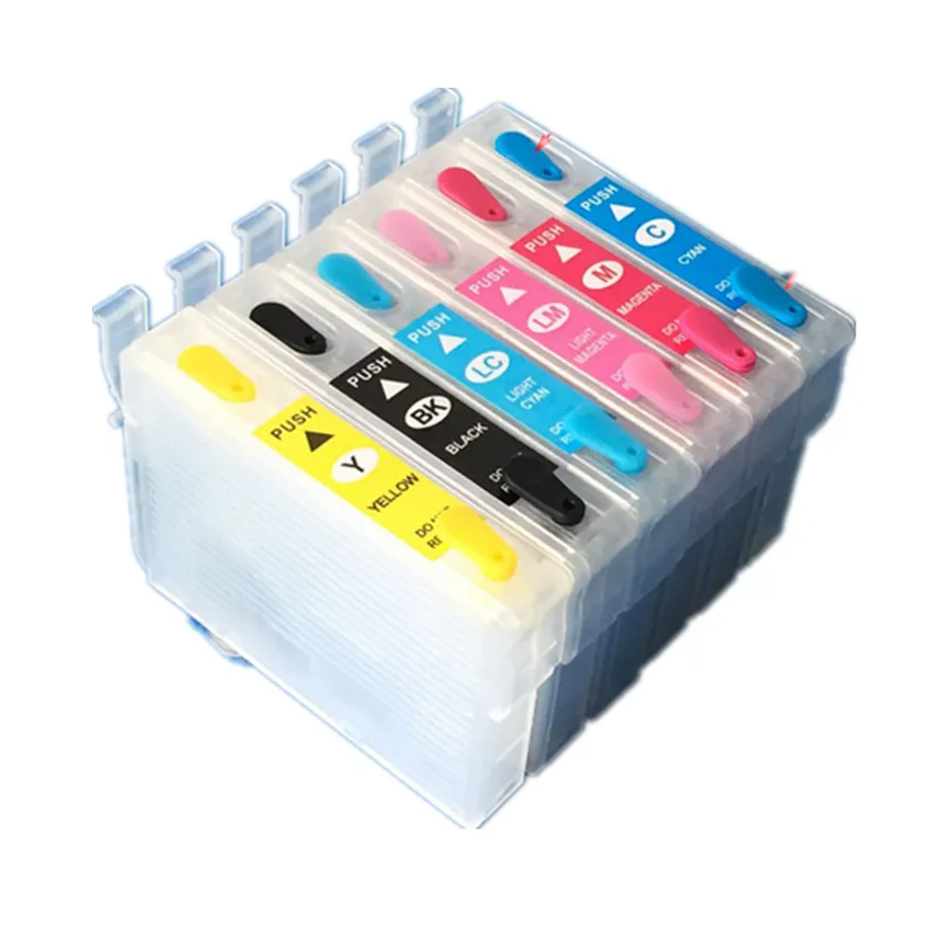 

81 T0811 - T0816 refillable ink cartridge for epson R295 PHOTO RX590 RX610 RX690 RX695 1410 TX659 TX720WD TX800FW
