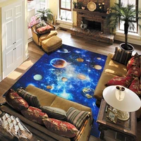 creative 3d starry sky carpet sitting room bedroom tea table personality big mat