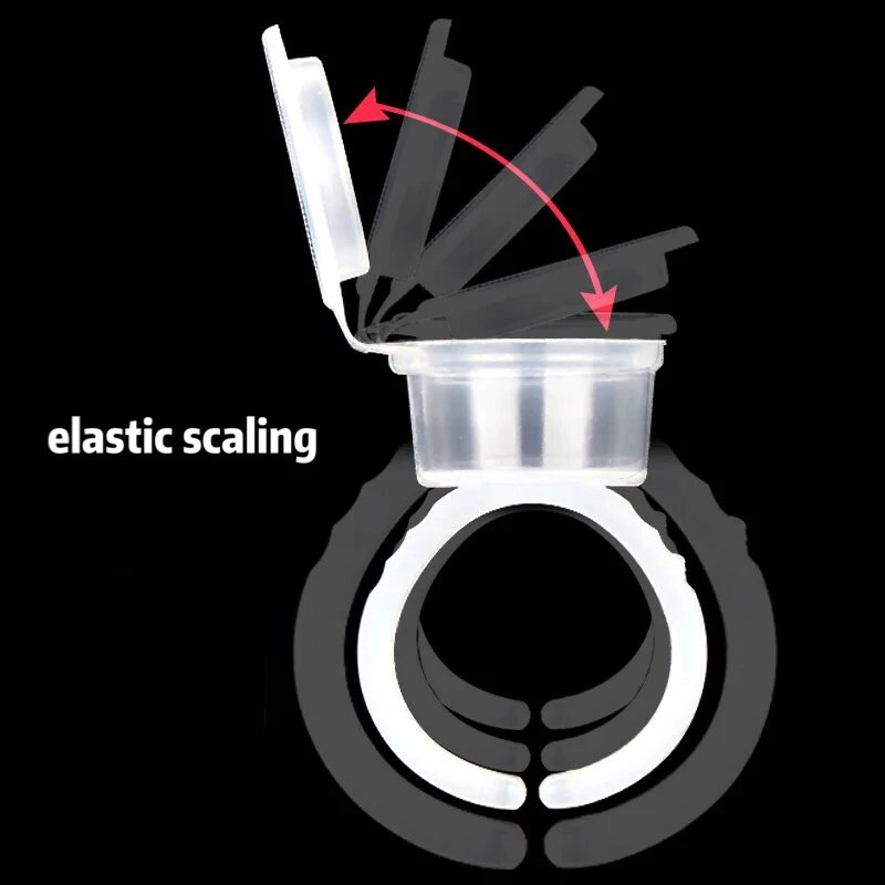 50pcs/lotPermanent Makeup Tools Best Selling Eyelash Extend Ring Cup Tattoo Ink Equipment Microblading Pigment Holder | Красота и