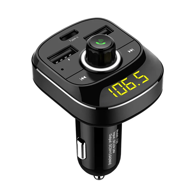 JaJaBor FM передатчик беспроводная гарнитура Bluetooth автомобильный комплект двойной USB