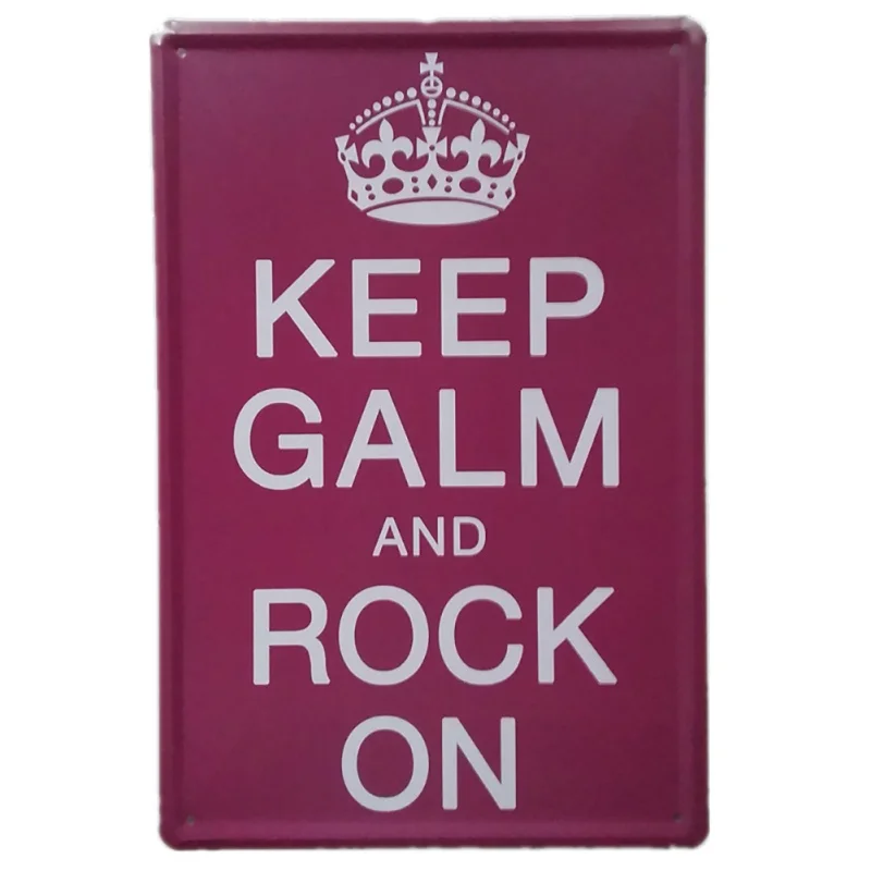 Новое поступление европейский стиль железный лист живопись Ретро Keep Calm