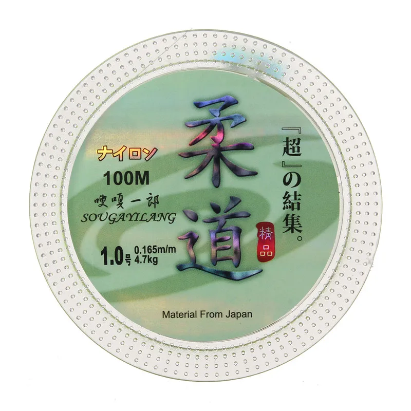 2016 Новейший Профессиональный Прочный Нейлон Прозрачный Фтороуглерод Зеленый 100