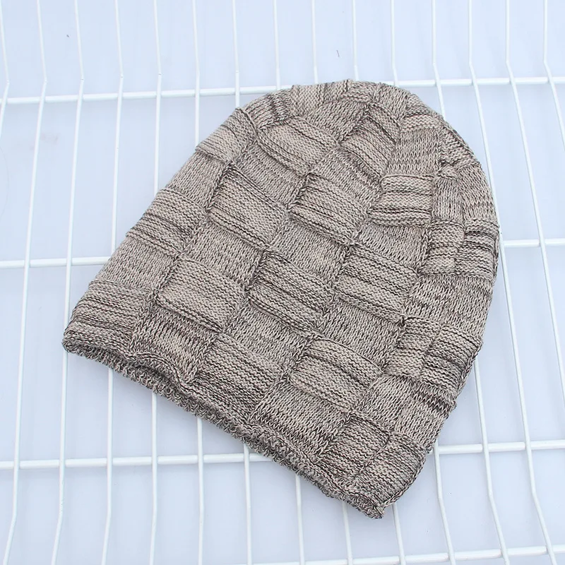 Casual Winter Hat Men's Solid Color Knitted Wool Cap Soft Beanie For Men Women Fashion Hip-Hop Hats Hood Unisex NEW | Аксессуары для