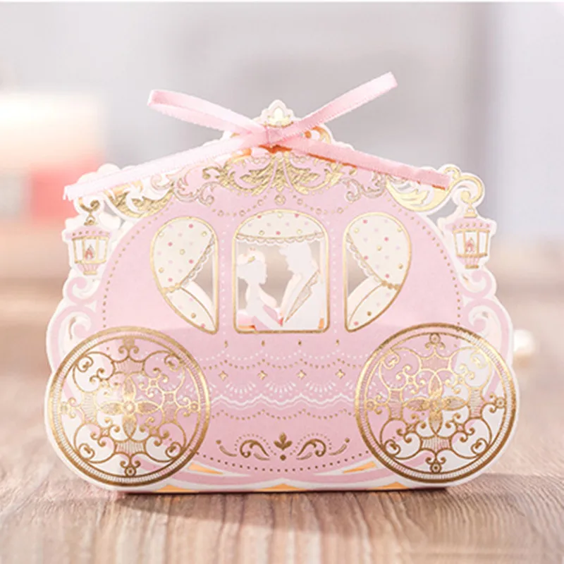 10 шт. бумажные коробки для конфет коробка свадебных вечеринок Подарочная с