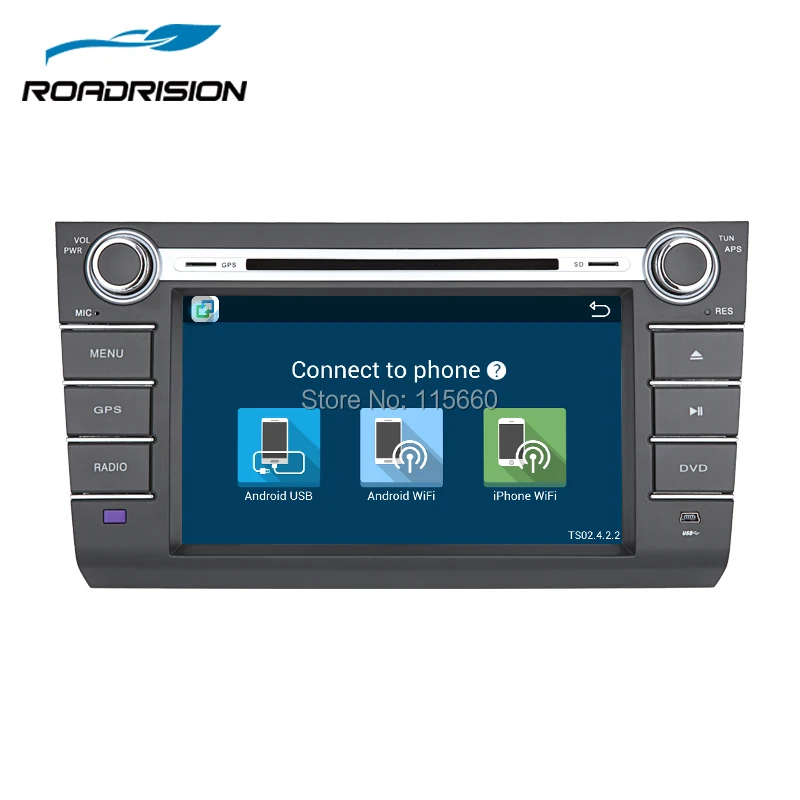 RoadRision автомобильный dvd плеер Android 6 0 для Suzuki Swift 2004 2010 GPS навигация Радио BT USB стерео