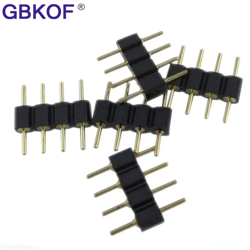 20 шт./лот 4 pin иглы 4pin RGB &quotмама&quot/&quotпапа&quot Тип Двойной для 3528 5050 цветных (RGB)