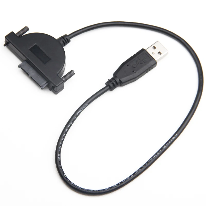 USB 2 0 до 7 + 6 13Pin ноутбук SATA CD/DVD/Blu Ray оптический привод адаптер кабель|Сетевые