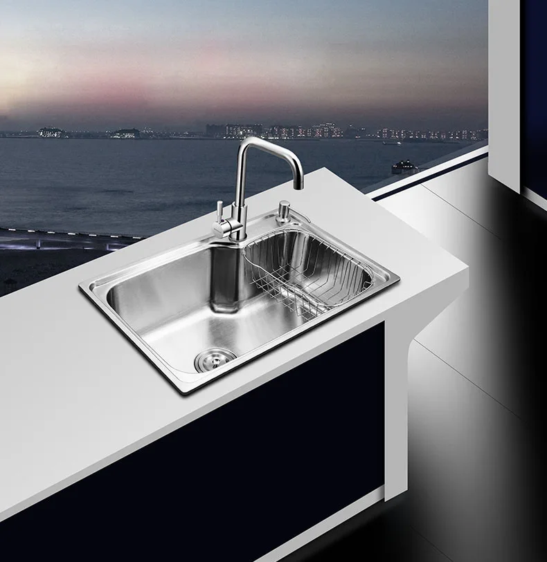 Многофункциональный Слив для кухонной раковины из нержавеющей стали 201/304 ручная