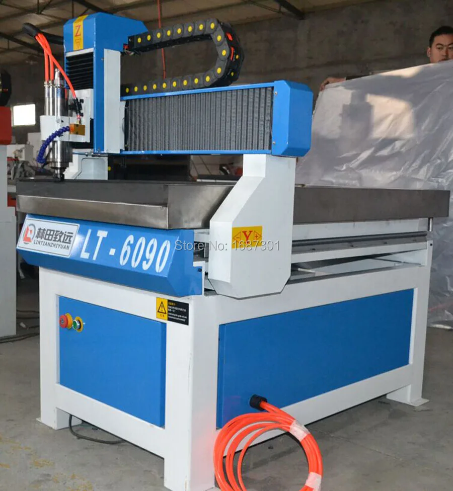 6090 Высокая точность 600 мм * 900 4 оси древесины cnc маршрутизатор гравировальная