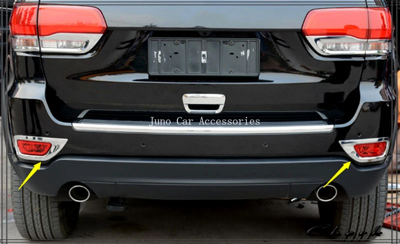 2 шт. ABS хром задний противотуманный фонарь Крышка лампы отделка автомобиля