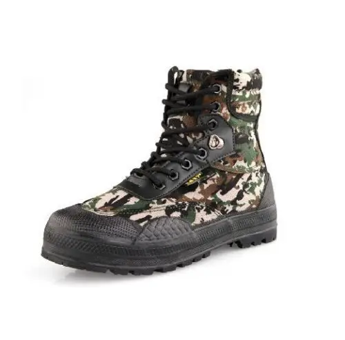 2015 Cool New Men's Canvas 100% Rubber Sole Military Tactical Shoes Combat Boots | Обувь