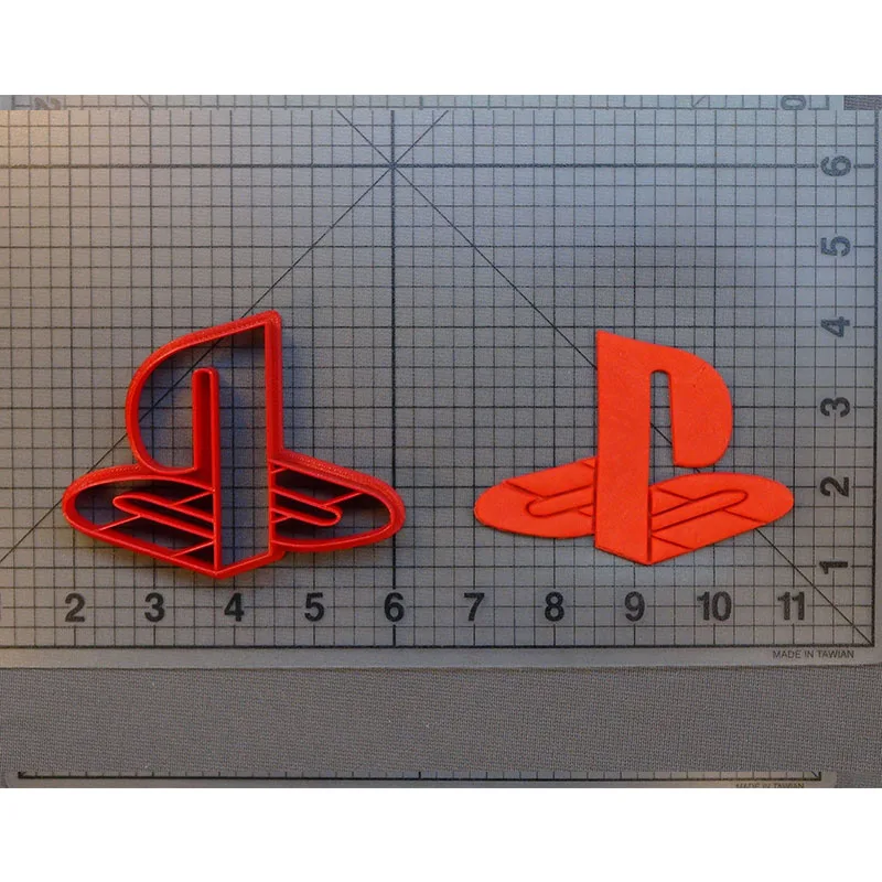 Логотип Playstation резак для печенья на заказ 3D печать помадка кекс лучшие