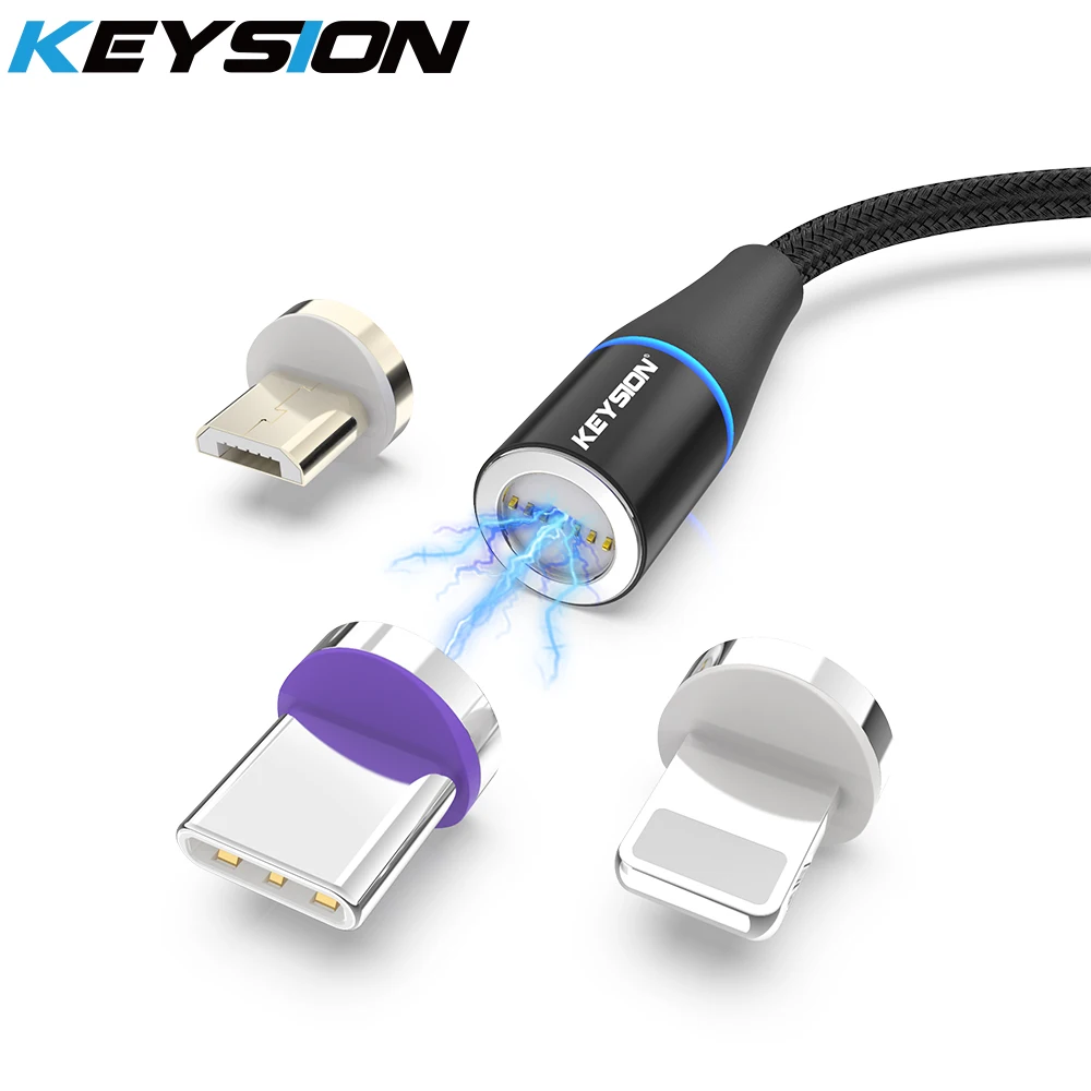 KEYSION 5A супер быстрая зарядка Магнитный кабель Type C для Huawei Micro USB 3A телефон магнит