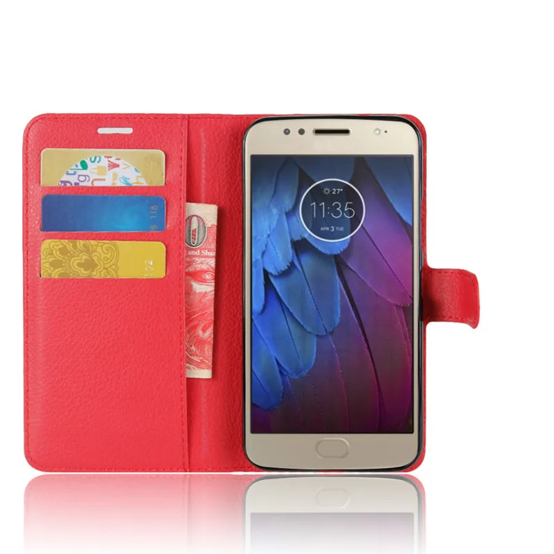 Роскошный чехол для Motorola Moto G5S обложка на заднюю панель из искусственной кожи