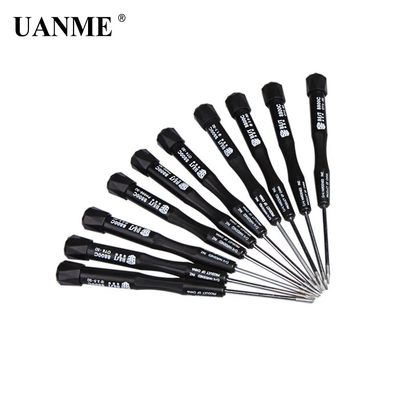 UANME Прецизионная отвертка P2 P5 1 5 Pentalobe Y 2 Tri Wing PH00 PH000 T3 T4 T5 T6 для Macbook Air Pro инструменты