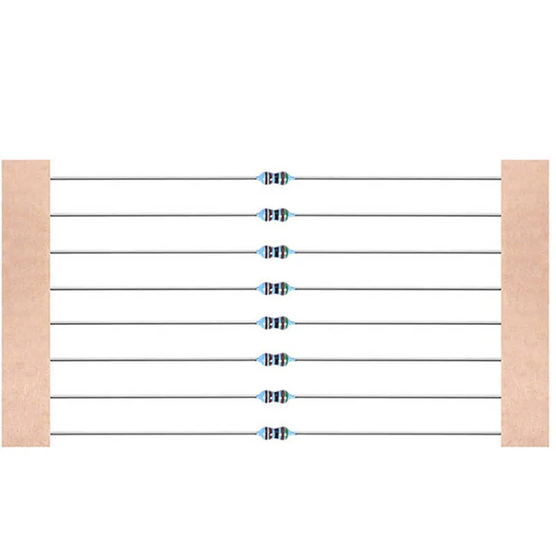 

5000Pcs 1/8W 0.125W 1% Metal Film Resistor 0R ~ 1M 220R 330R 1K 2.2K 3.3K 4.7K 10K 22K 47K 100K 100 220 330 0 10M Ohm