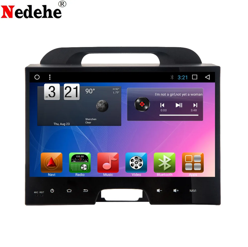 Nedehe 10 1 дюймов Android 8 автомобильный dvd gps для Kia Sportage 2011 2012 2013 2014 2015 Радио стерео