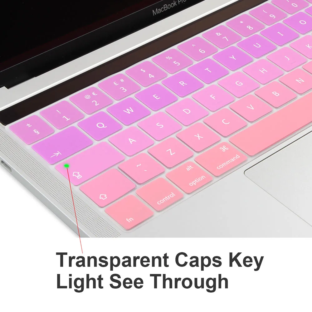 Ультратонкий защитный чехол на клавиатуру для MacBook Pro с сенсорной панелью 13