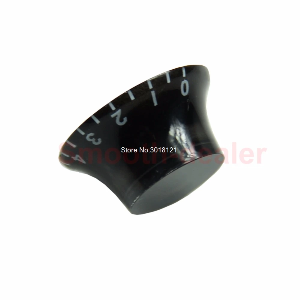 

10pcs/lot Top Hat Speed Control Knob Numerals for LP Electric Guitar Black