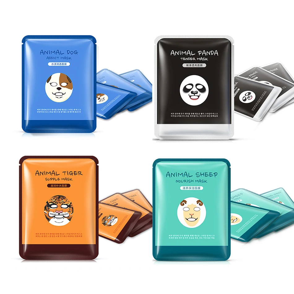 Bioaqua Уход за кожей овец/панда/собака/тигр четыре типа дополнительно маска для