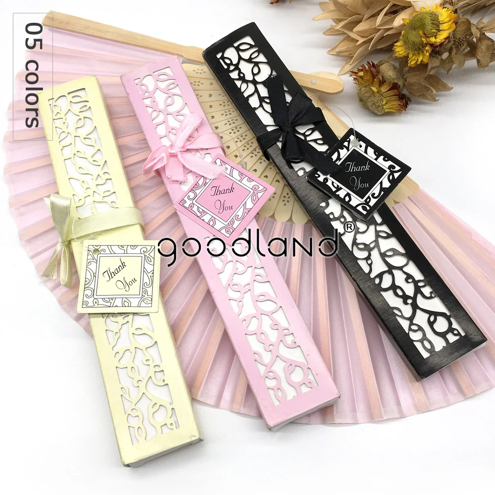 

Free Shipping 1pcs Spun Silk Fold hand Fan in Elegant Laser-Cut Gift Box (Black; Ivory ; pink) +Party Favors/wedding Gifts