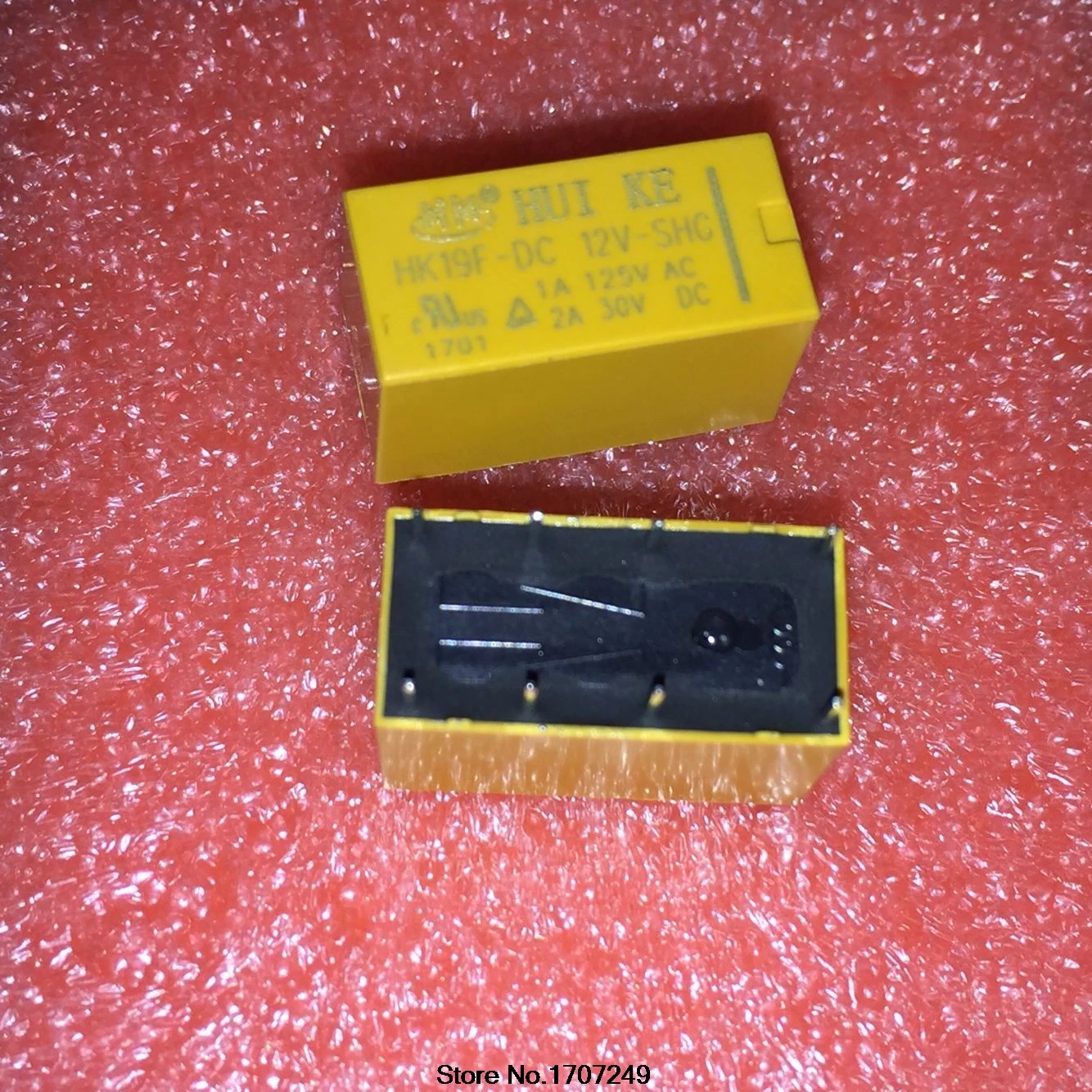 Новое оригинальное реле 10 шт./лот HUI KE Сигнальное SHG катушка DPDT 8Pin 2NO 2NC HK19F DC12V SHG|relay