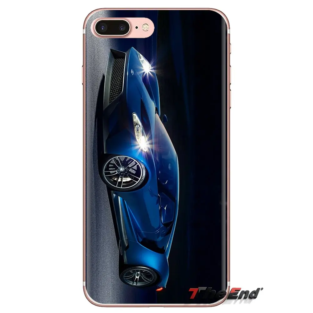 Для Samsung Galaxy J1 J2 J3 J4 J5 J6 J7 J8 Plus 2018 Prime 2015 2016 2017 Мягкий Силиконовый ТПУ чехол Ford GT синие