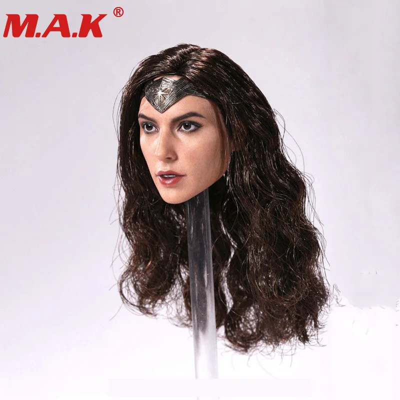 Горячие игрушки Масштаб 1/6 Женская молодая Лепка головы девушка голова гадот для