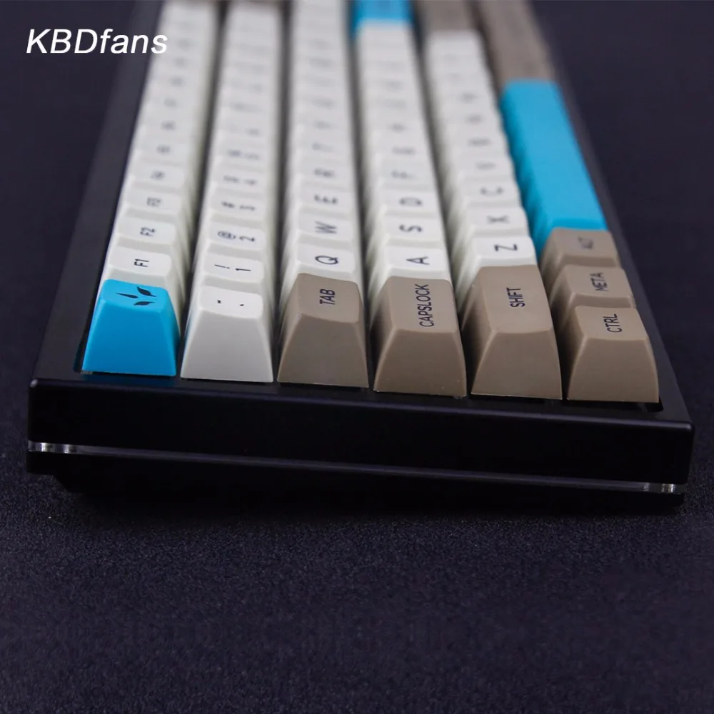 Ретро бежевый 134 клавиш SA PBT Keycap dye subbed Cherry MX switch keycaps для проводной USB Механическая