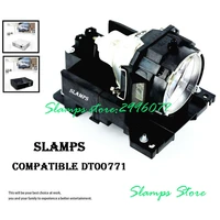 dt00771 replacement projector lamp bulb with housing for hitachi cp x505 cp x600 cp x605 cp x608 projectors 180days warranty