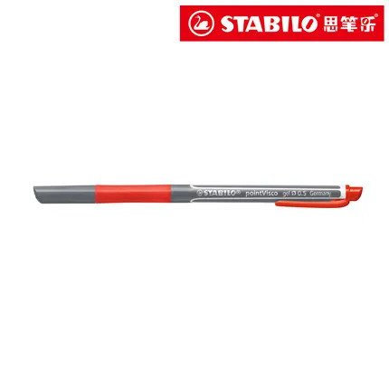 3 шт./партия Stabilo Point Visco Gel 1098 тонкая гелевая чернильная Ручка-роллер шариковая ручка 0,5 мм немецкий черный/синий/красный/зеленый цвет - Цвет: AS PIC 3PCS
