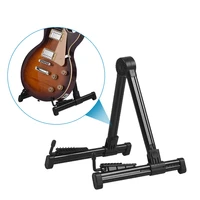 general instrument stand guitar stand holder abs plastic retractable foldable stand holder for bass guitar violin ukulele black