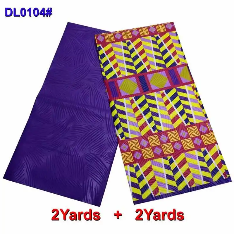 Kitenge красивые африканские восковые печатные ткани настоящий воск настоящий мягкий воск обертка Анкара, Африка java воск ткань полиэстер - Цвет: 2yards plus 2yards