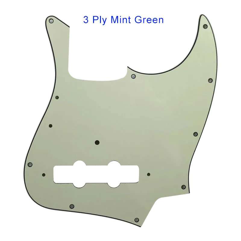 3Ply Mint Green Pleroo заказное качество накладки-для США Винтаж '74 джаз бас гитара накладки царапины пластины - Цвет: 3Ply Mint Green