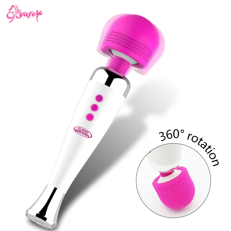 Вибратор для клиторального массажа AV Magic Wand 12 скоростей вращения точки G женские