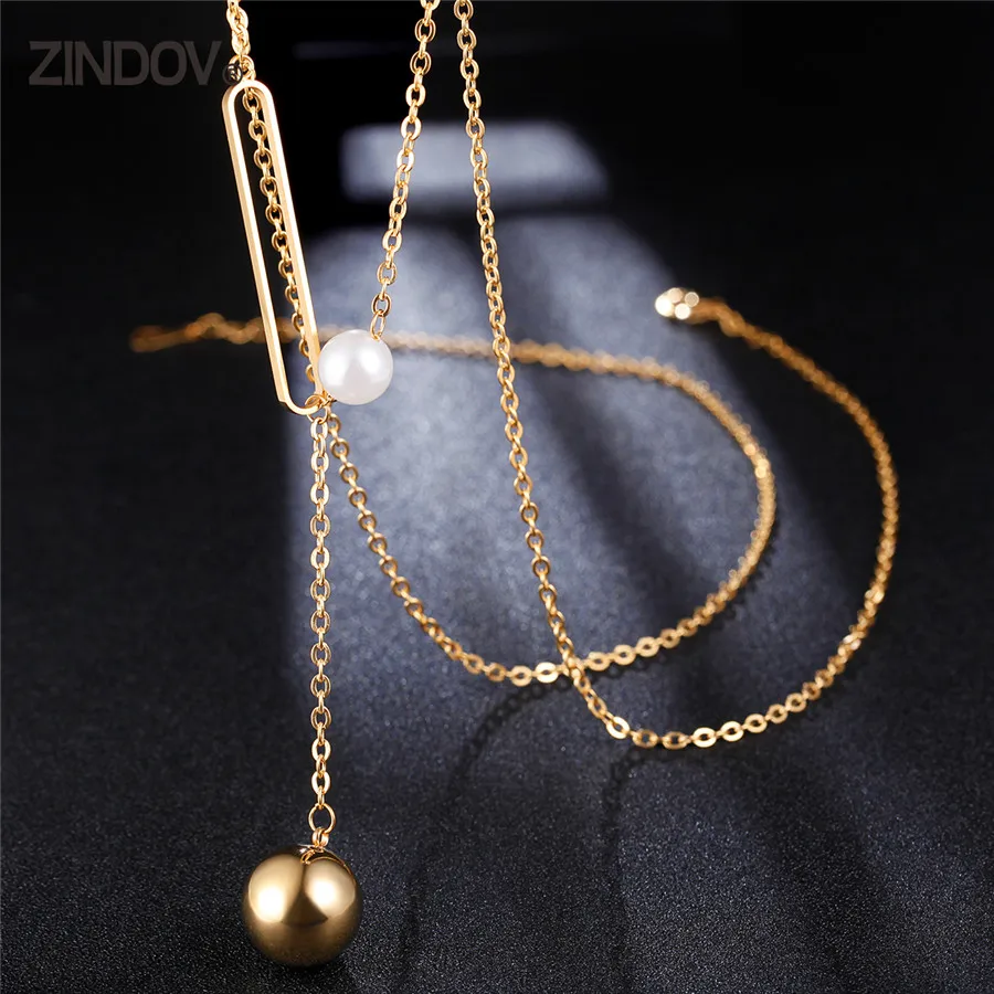 ZINDOV женское ювелирное изделие из розового золота жемчужный бренд изящное