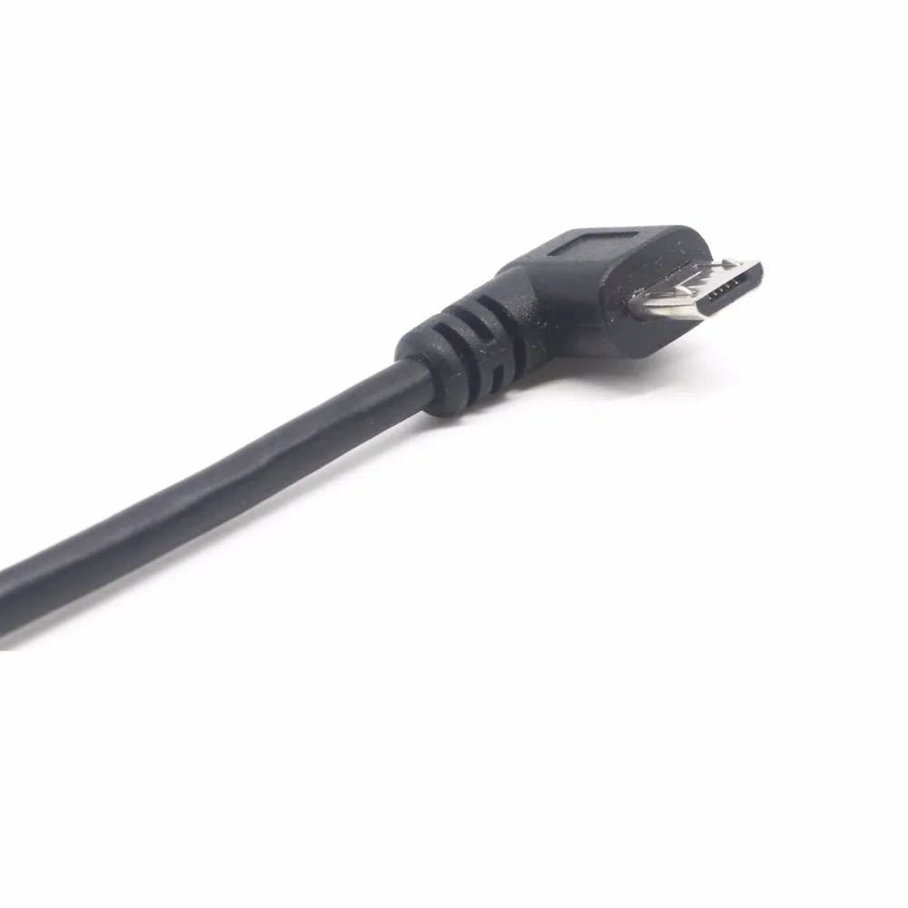 Правый угол микро USB кабель 25 см 2 0 папа к Micro B 5 Pin Синхронизация зарядки и передачи