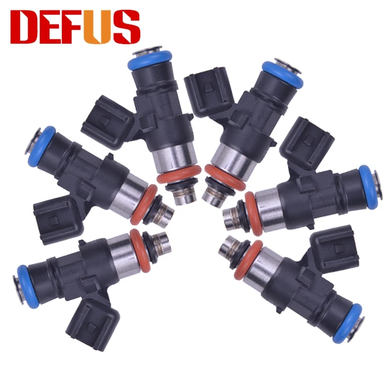 

High Impedance Bico 6X Fuel Injector 0280158051 850cc/min for Corvette LS3 L99 10-15 Camaro SS 06-13 EV6 Plug 3kpa 85lb 12ohm