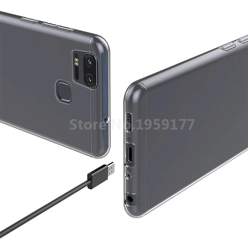 Original Soft Case ASUS Zenfone 3 Zoom ZE553KL Cover Silicone Back Phone For Z01HDA |