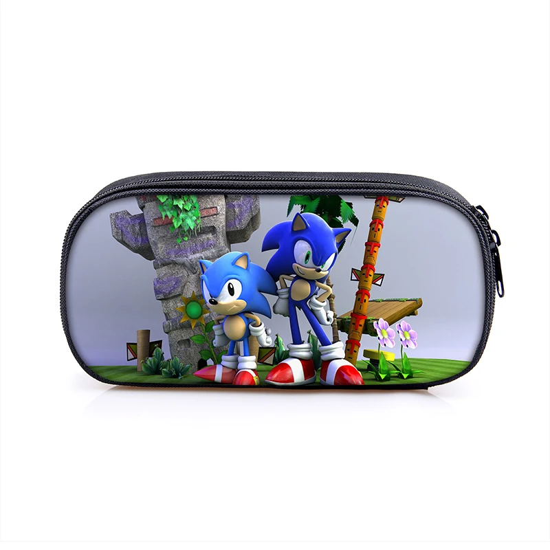 Super Mario Bros Sonic Kids PencilBag, Студенческая сумка для детей, новая милая Высококачественная канцелярская сумка, пенал - Цвет: 21