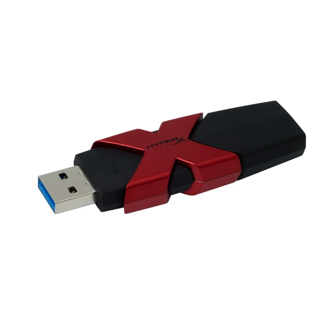 HyperX 64 GB 3 0 (3 1 Gen 1) usb type-A Разъем 350 МБ/с./с крышка Черный Красный | Компьютеры и офис