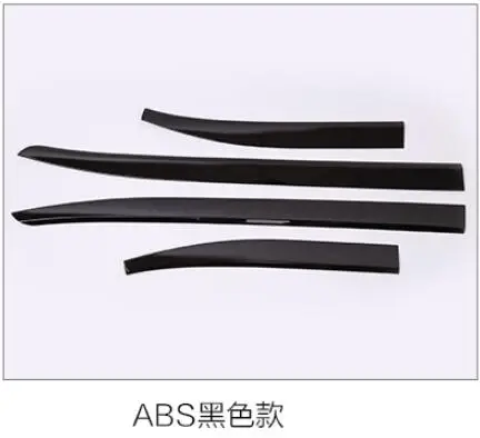 LOOK C Новая ABS Автомобильная Боковая дверь защитная рельефная Накладка для отделки для Jeep Renegade EMS(5 стилей - Цвет: LOOK C