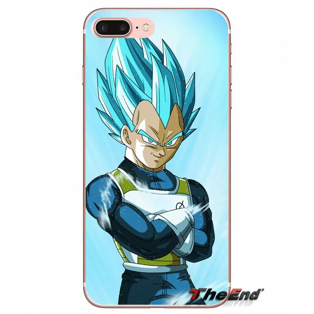 Для Apple iPhone X 4 4S 5 5S SE 5C 6 6s 7 8 плюс ТПУ прозрачный чехол покрывает Dragon Ball z Супер
