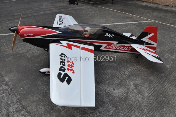 Модель самолета sbach 342 30cc самолет работающий на бензине|sbach 30cc|sbach 342aircraft model |