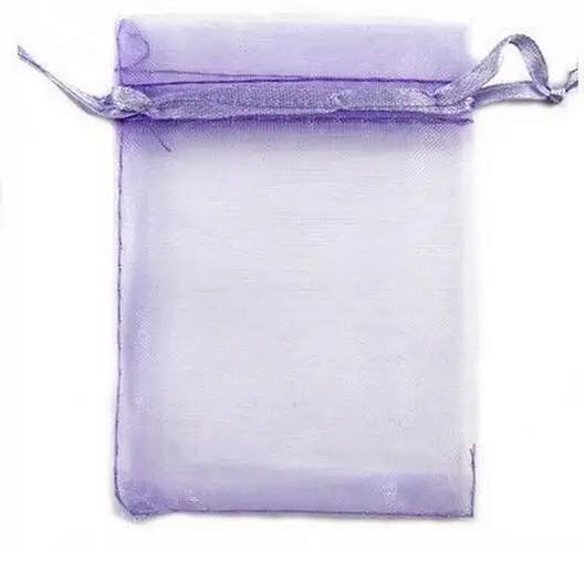 

2017 New 25Pcs/pack 7x9cm Coralline Organza Jewelry Pouch Wedding Party Favor Gift Bag