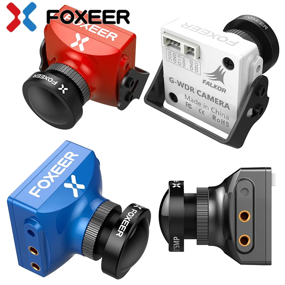 Foxeer Falkor FPV камера 1200TVL 1/3 CMOS 4:3 / 16:9 PAL NTSC переключаемая фотография для